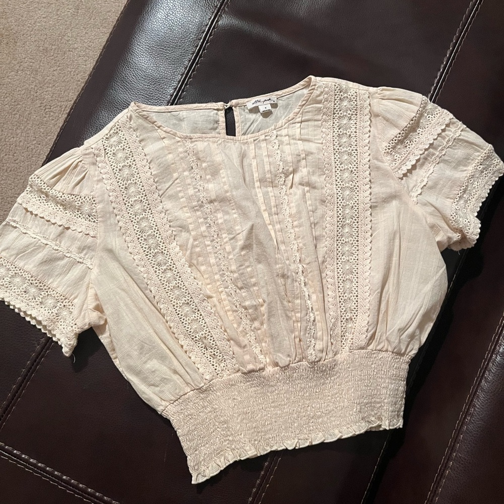 Ultra Pink Light Yellow Blouse